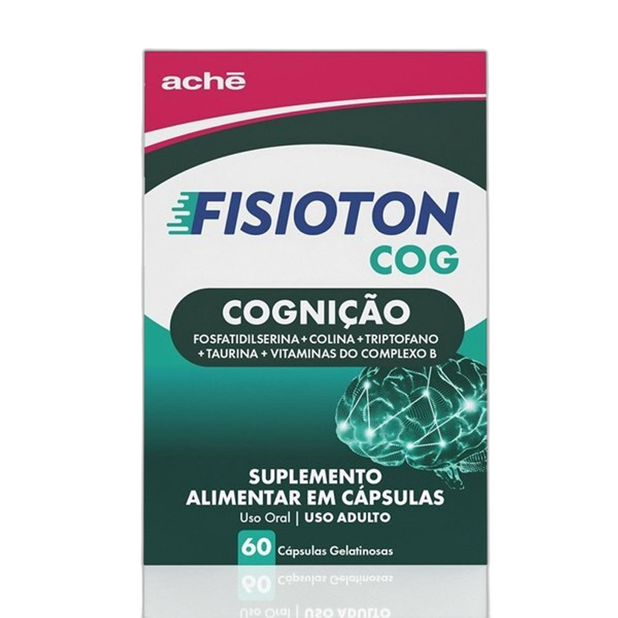 Suplemento Alimentar Fisioton Cognição 60 Cápsulas Gelatinosas