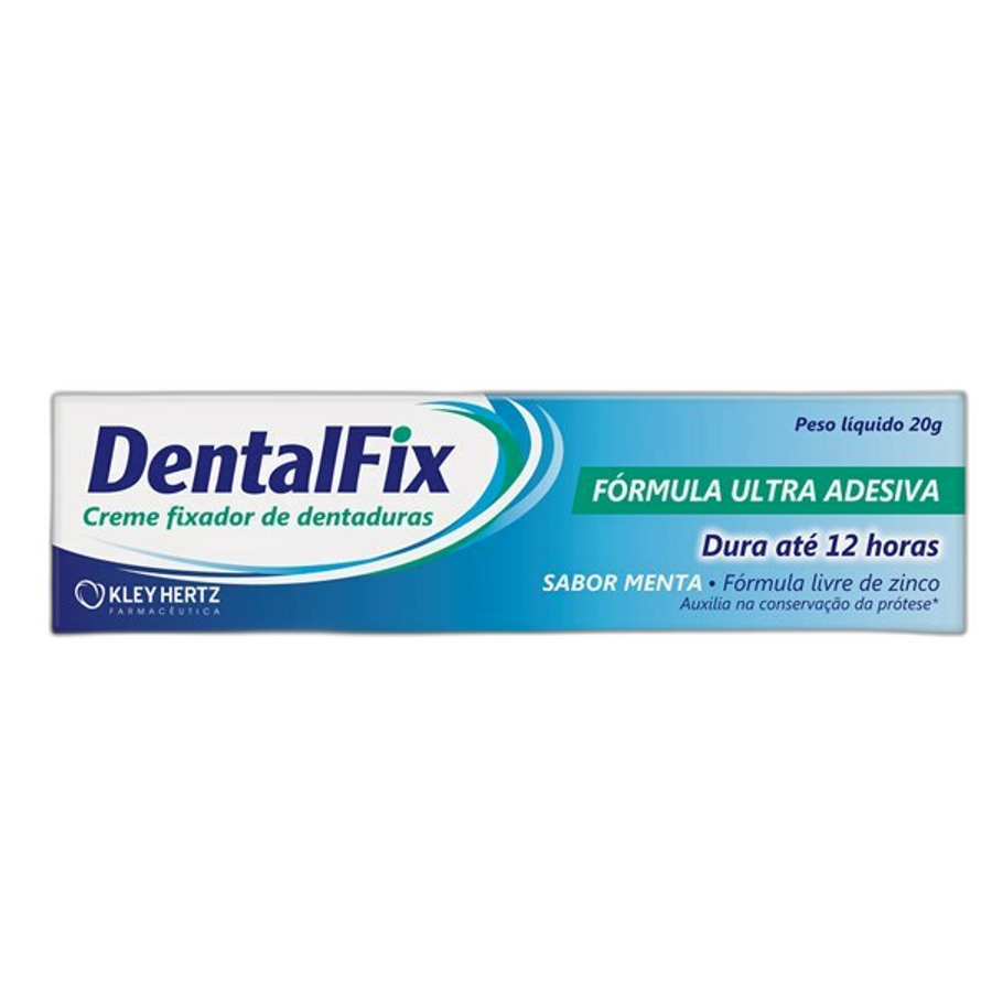 Creme Fixador de Dentadura Dentalfix Sabor Menta 20g