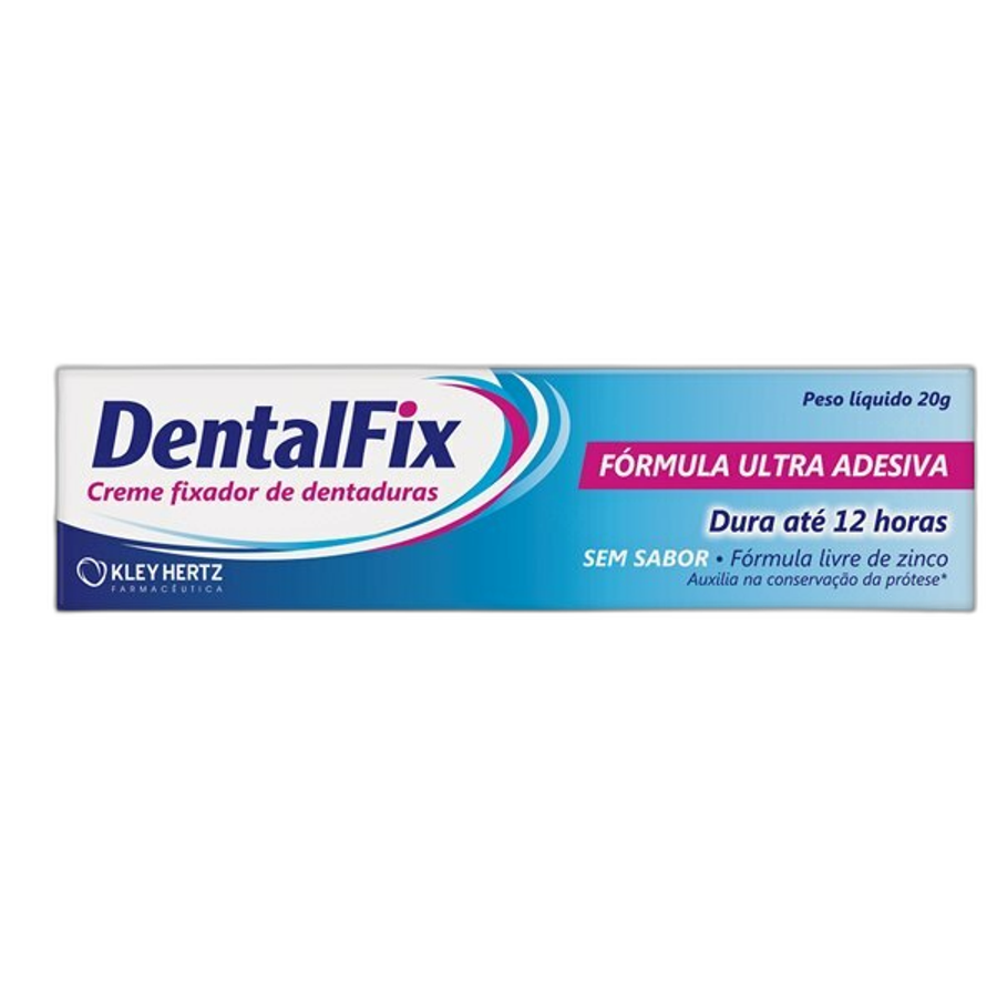 Creme Fixador de Dentadura Dentalfix Sem Sabor 20g