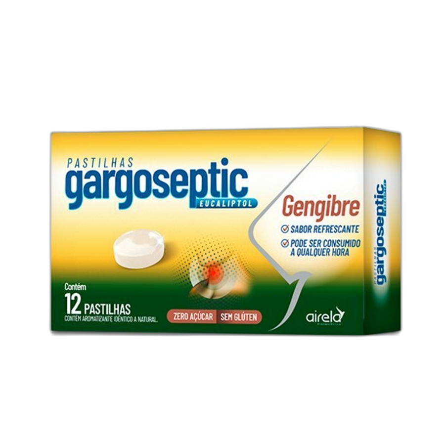 Gargoseptic 12pastilhas Gengibre