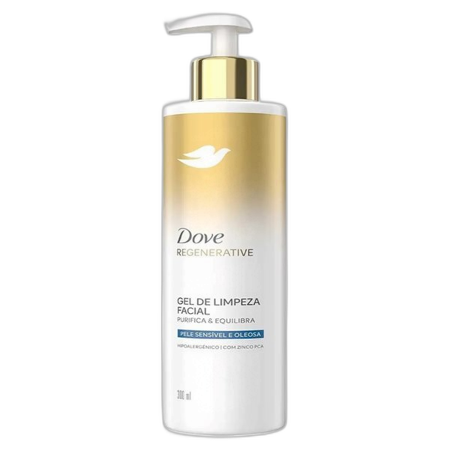Gel de Limpeza Facial Dove Regenerative Purifica & Equilibra 300ml