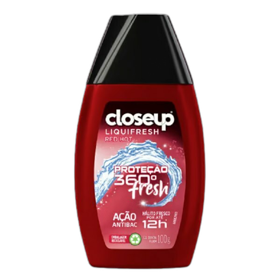 CR.DENTAL CLOSE-UP 100GR LIQUIFRESH RED
