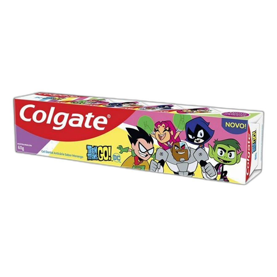 Pasta de Dente Colgate Teen Titans Go Morango 60g