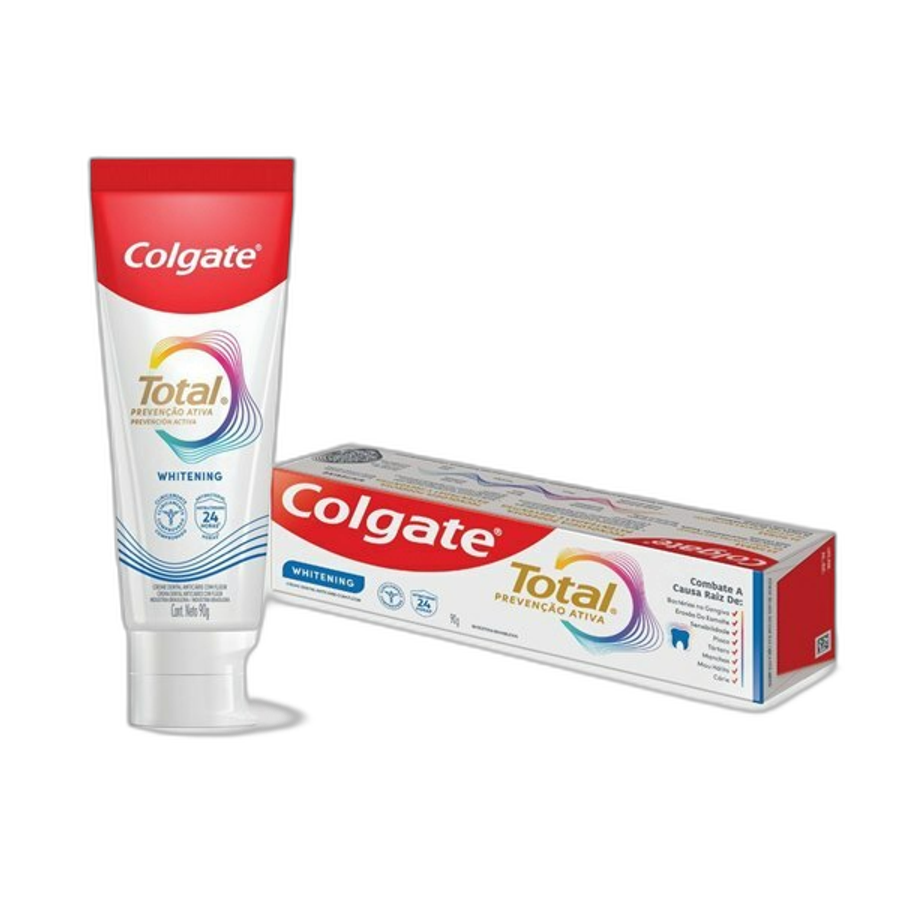Creme Dental Colgate Total 12 Whitening 90g
