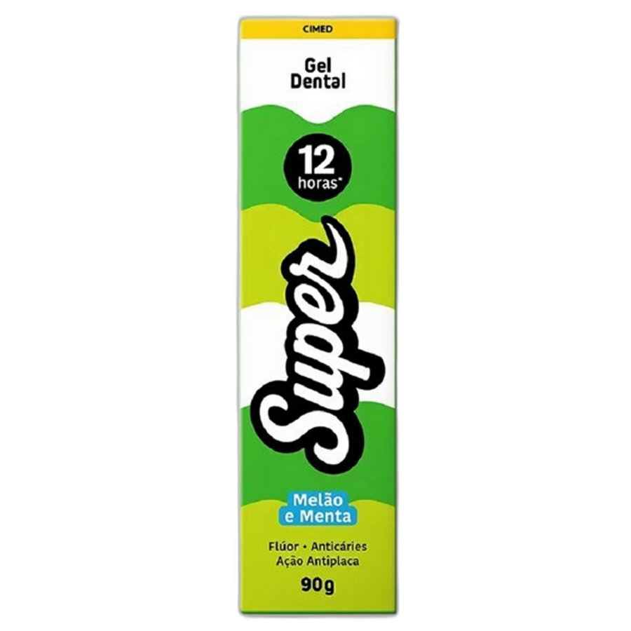 Gel Dental Super 12h Melão e Menta 90g