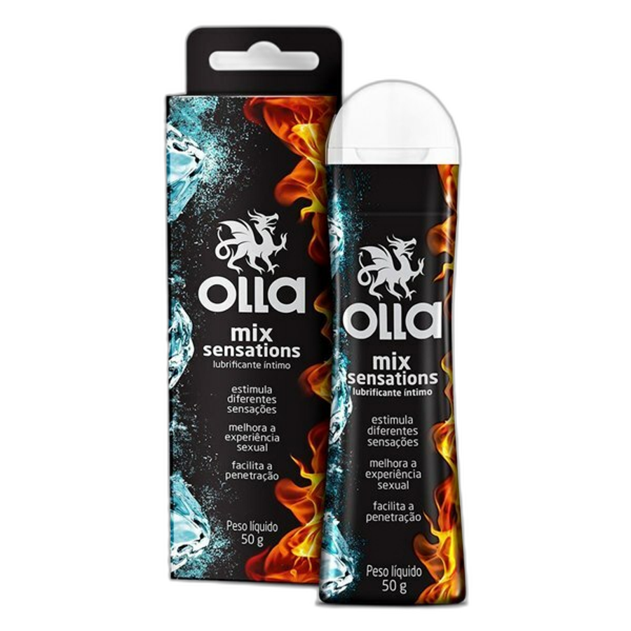 Gel Lubrificante Olla Mix Sensations 50g