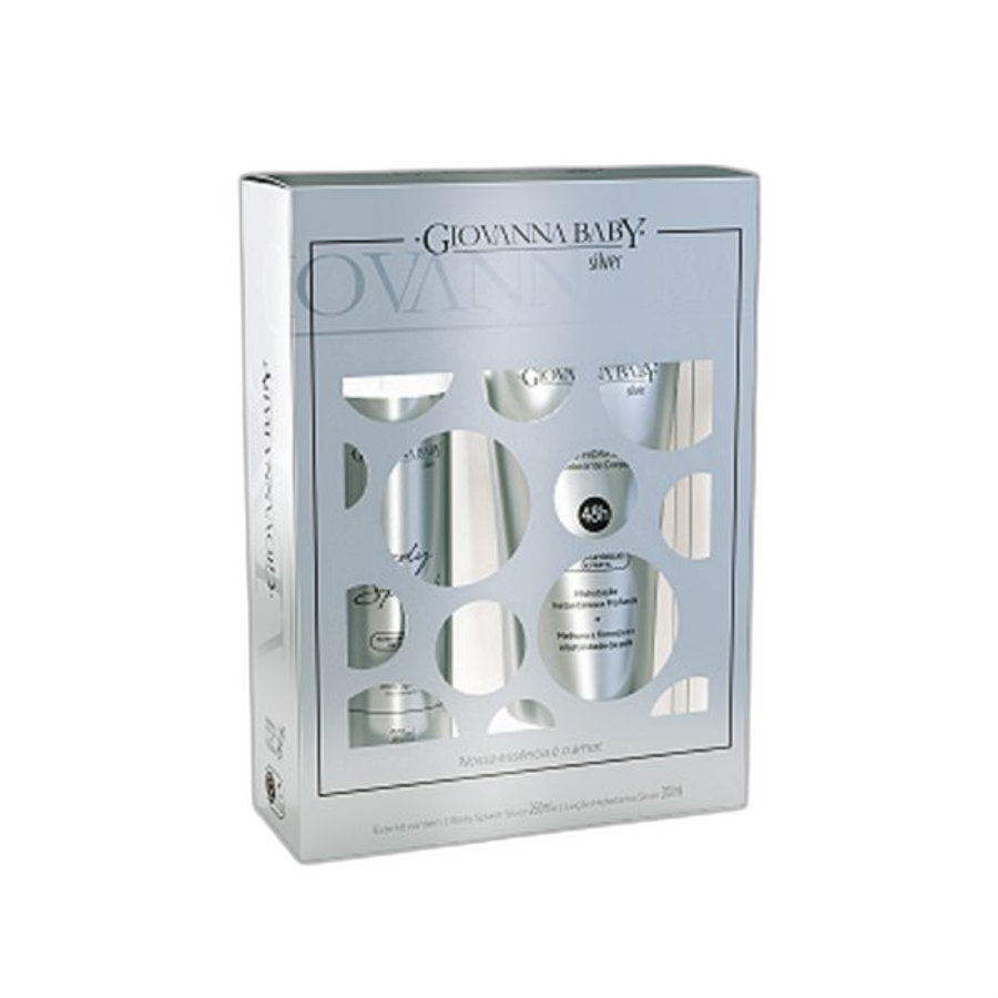 Giovanna Baby Kit Body + Loção Silver