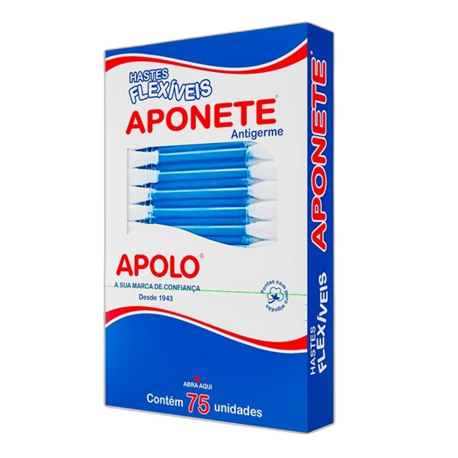 Hastes Flexíveis Aponete Apolo 75 Unidades
