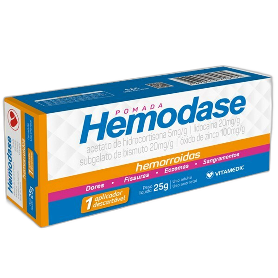HEMODASE POM 25G 1APL VTC