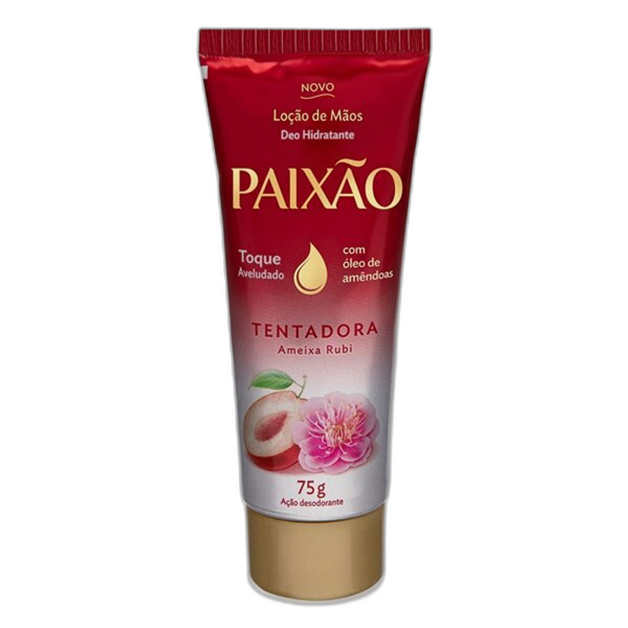 Loção Hidratante para Mãos Paixão Tentadora Ameixa Rubi 75g
