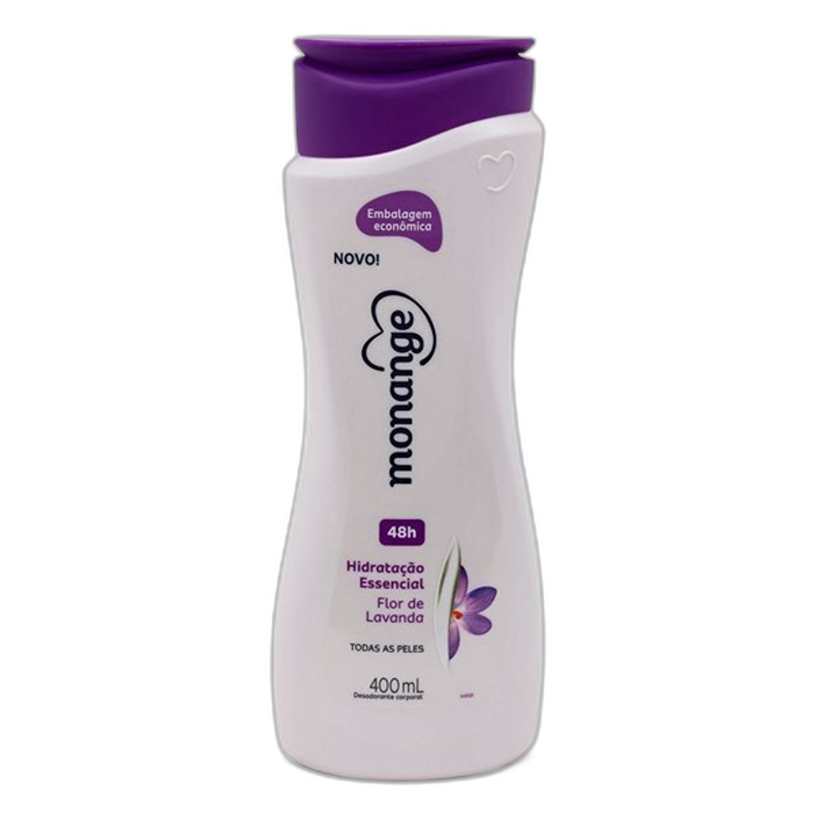 Hidratante Desodorante Monange Hidratação Nutritiva Flor de Lavanda 400ml