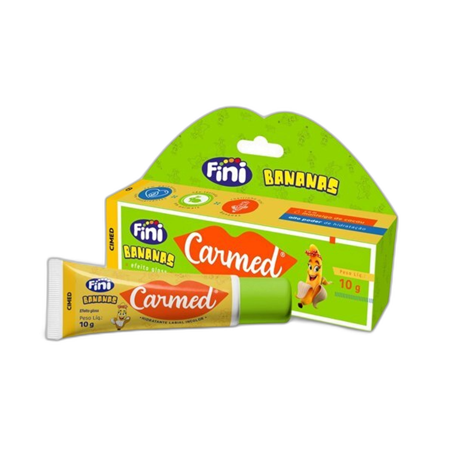 Hidratante Labial Carmed Fini Banana Incolor 10g