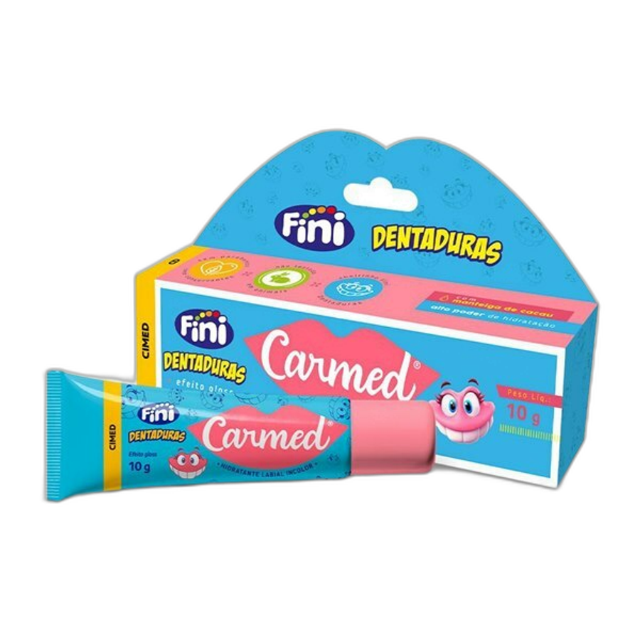 Hidratante Labial Carmed Fini Dentaduras 10g