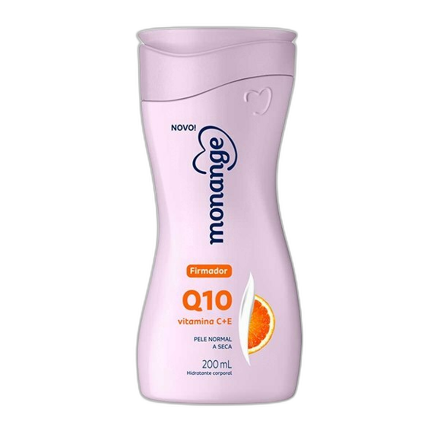 Hidratante Corporal Monange Firmador Q10 Vitamina C + e Pele Normal e Seca 200ml