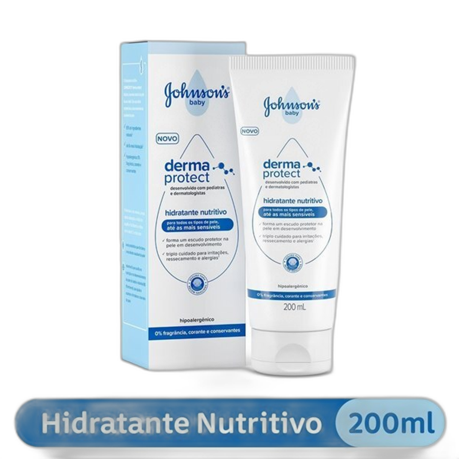 HIDRATANTE NUTRITIVO JOHNSON BABY DERMA PROTECT 200ML