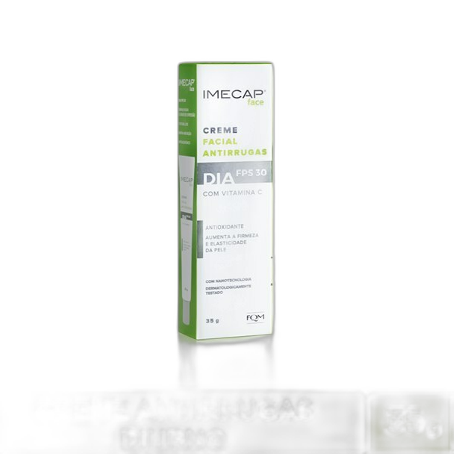 Creme Antirrugas + Ácido Hialurônico + Vitamina C Imecap Face Dia FPS30 - 35g