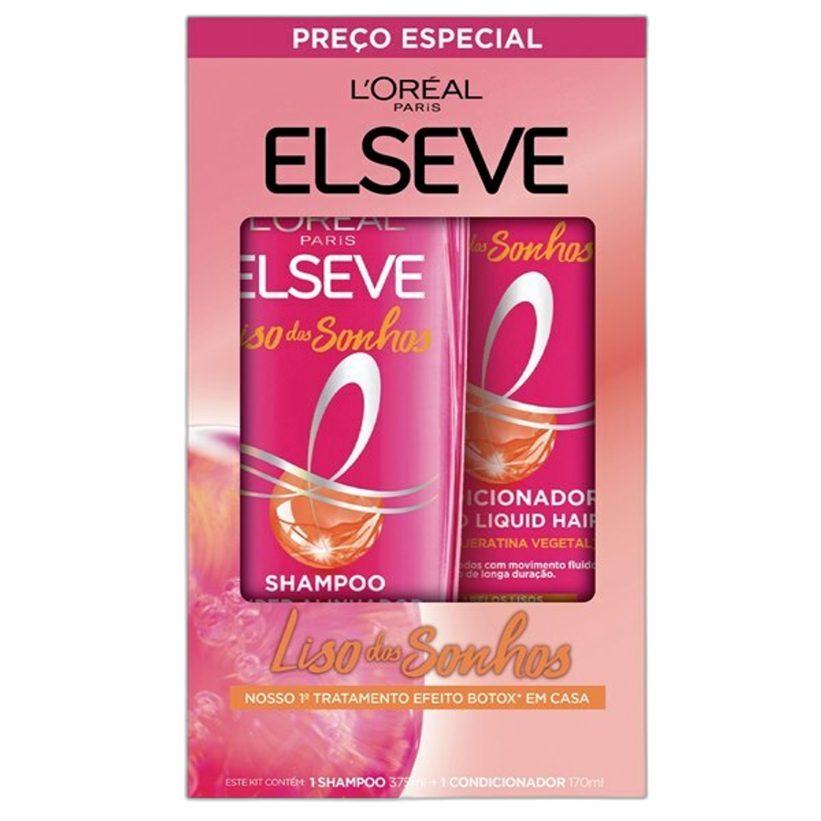 SH + COND ELSEVE 375 + 175ML LISO DOS SONHOS