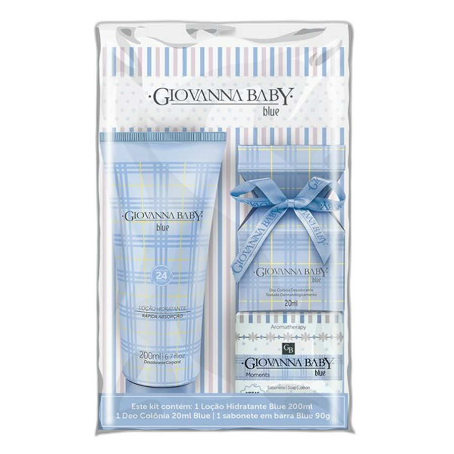 KIT GIOVANNA BABY BLUE COL 20ML+LOC 200ML+SAB 90G