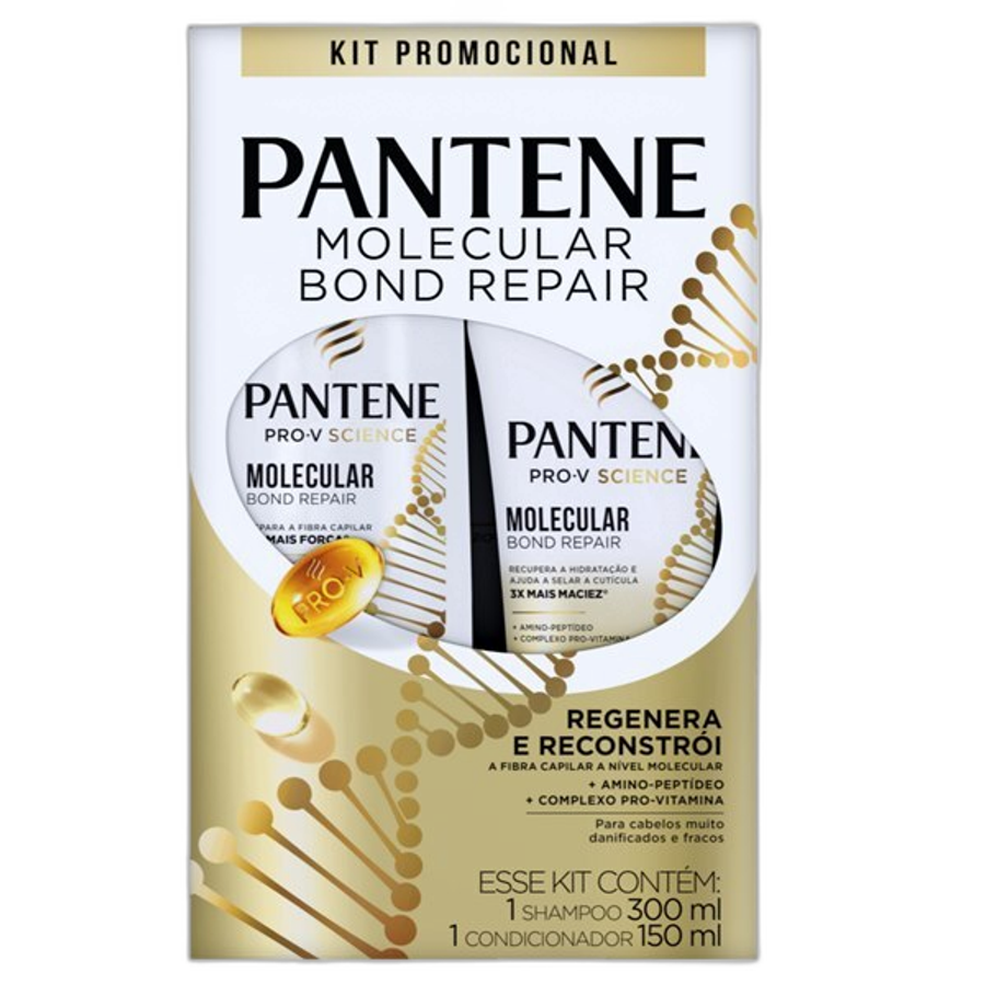 KIT PANTENE SH300ML + COND150ML MOL BOND REPAIR