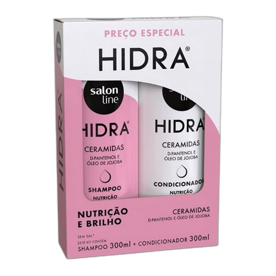 KIT SALON LINE SH+COND 300ML CERAMIDAS