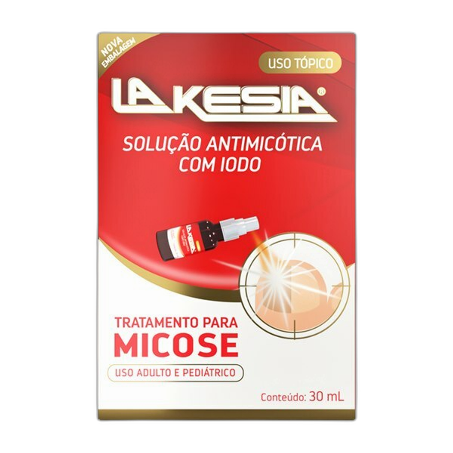 Solução Antimicótica Lakesia Spray para Micose de Unha 30ml