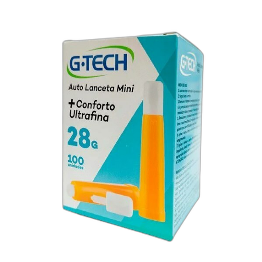 AUTO LANCETA G-TECH UNIDADES 28G