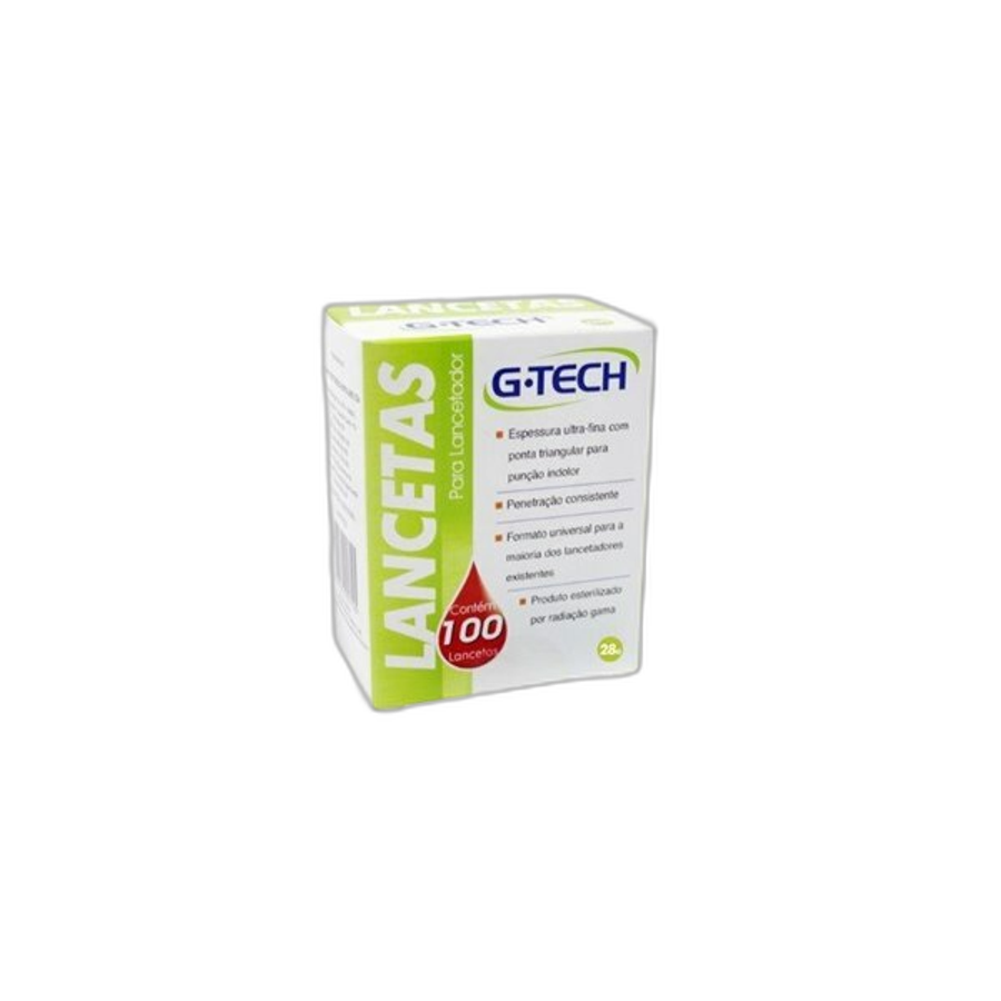 Lancetas G-Tech 100 Unidades