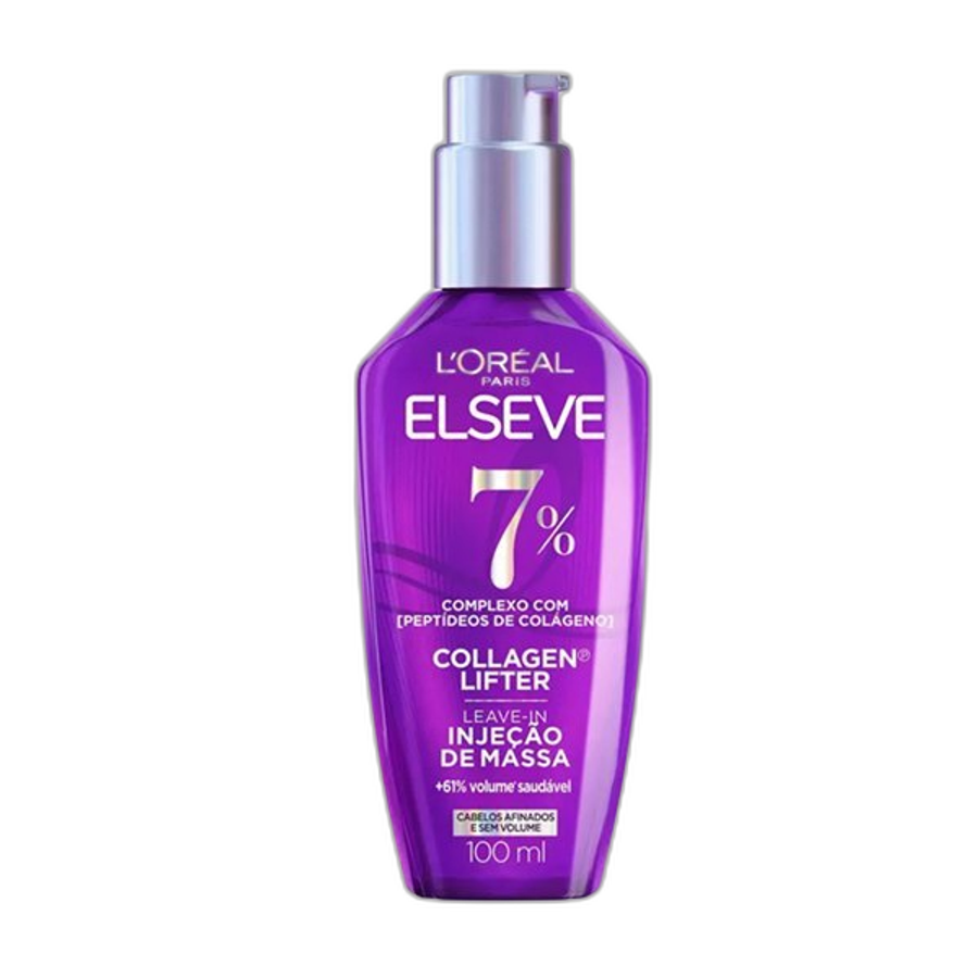 Sérum Capilar Elseve Collagen Lifter Injeção de Massa Aumenta o Volume 100ml
