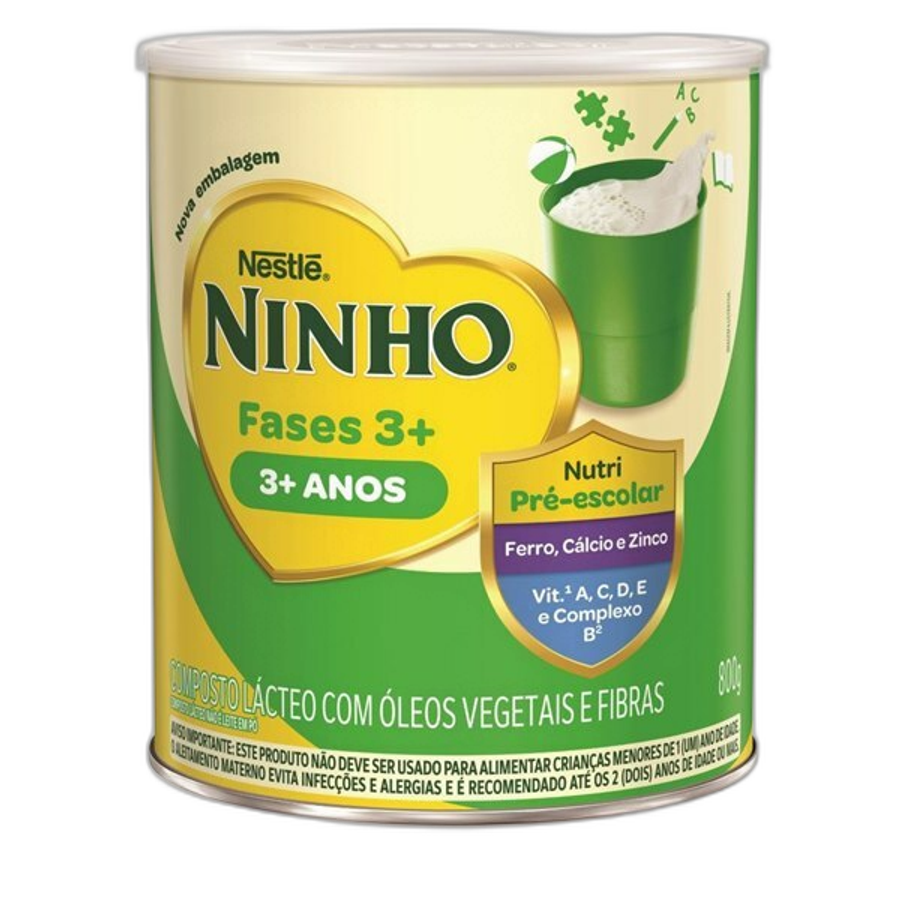 Composto Lácteo Ninho Fases 3+ 800g