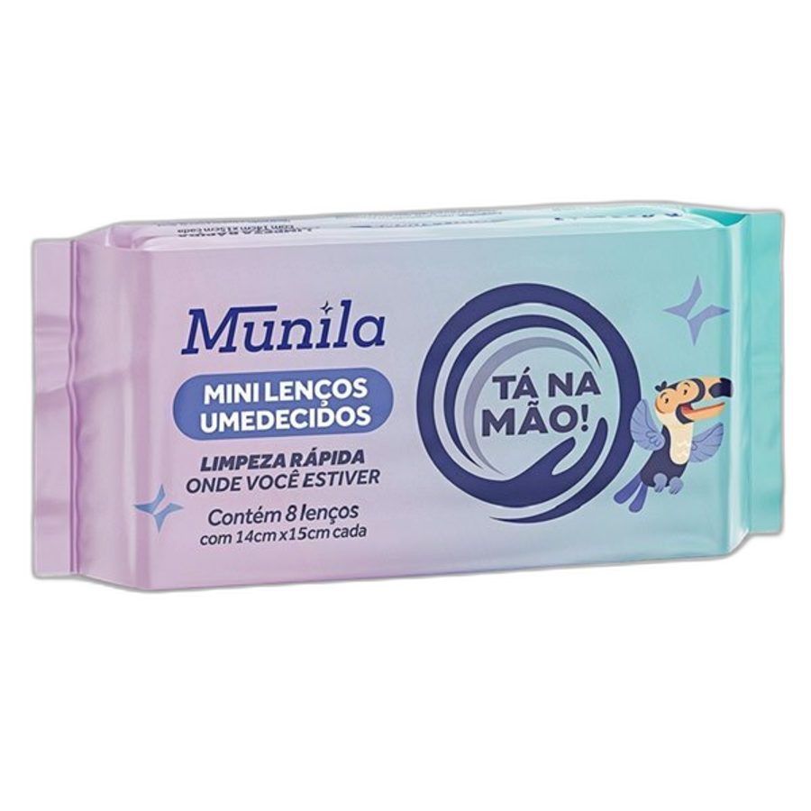 Mini Lencos Umedecidos Ta na Mao Munila