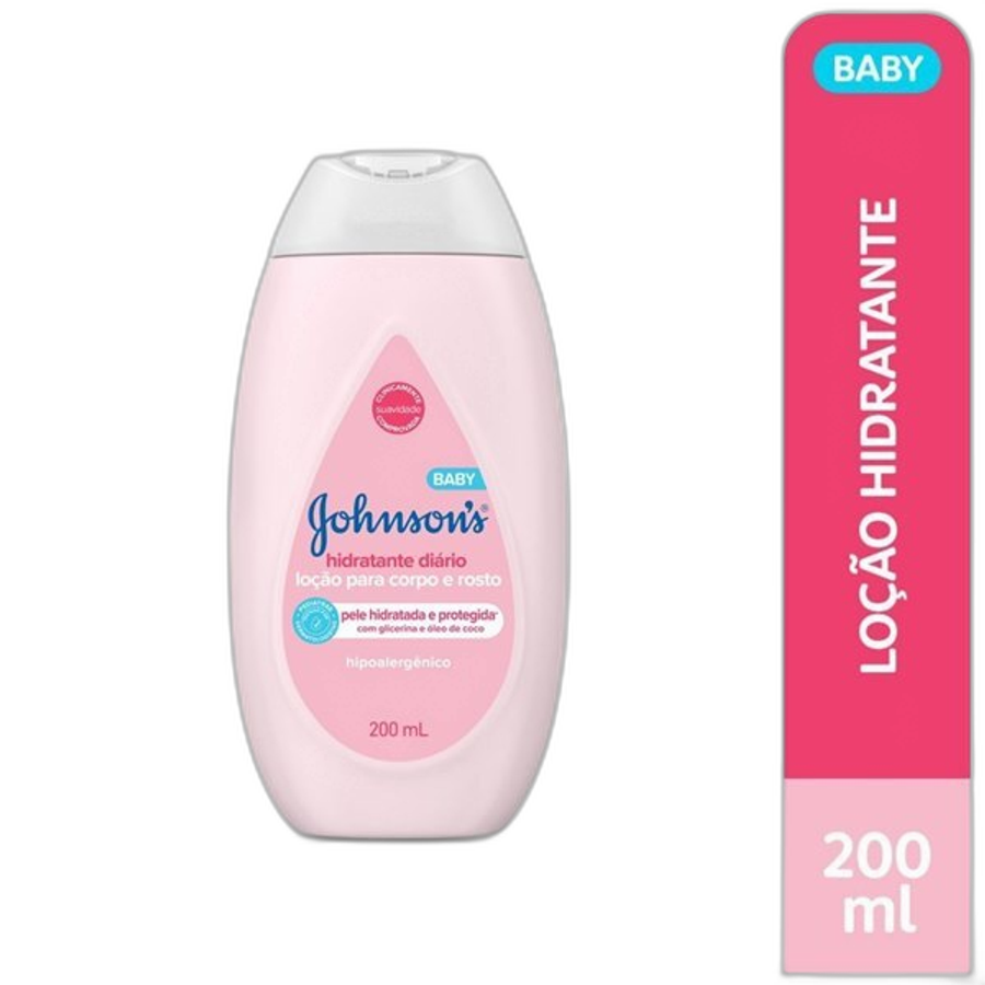 Loção Hidratante Corporal Johnson's Baby Regular 200ml