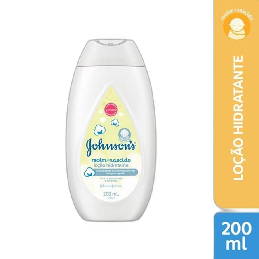 Loção Hidratante Johnson's Baby Recém-Nascido 200ml
