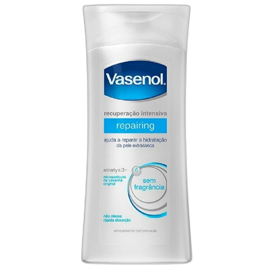 Loção Desodorante Hidratante Vasenol Recuperação Intensiva Reparadora 200ml