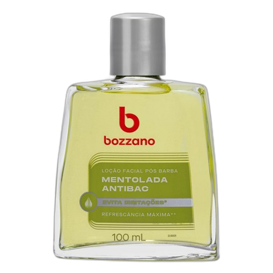 Loção Facial Pós-Barba Bozzano Mentolada Antibac 100ml