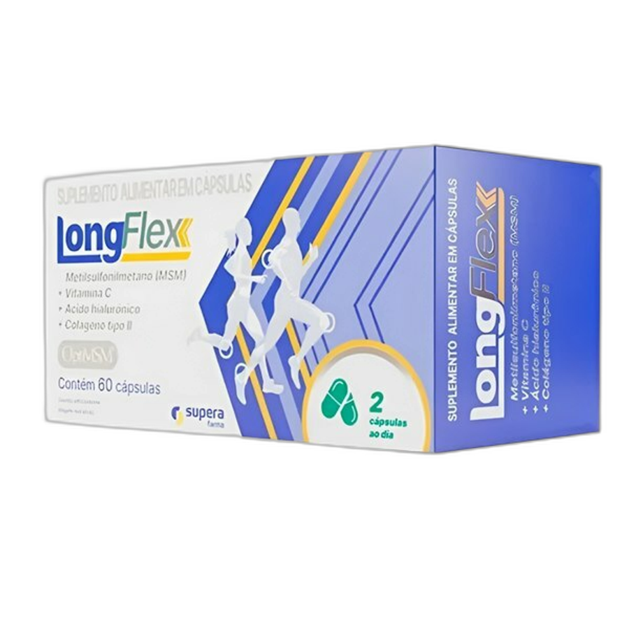 Suplemento Alimentar Longflex Supera 60 Cápsulas
