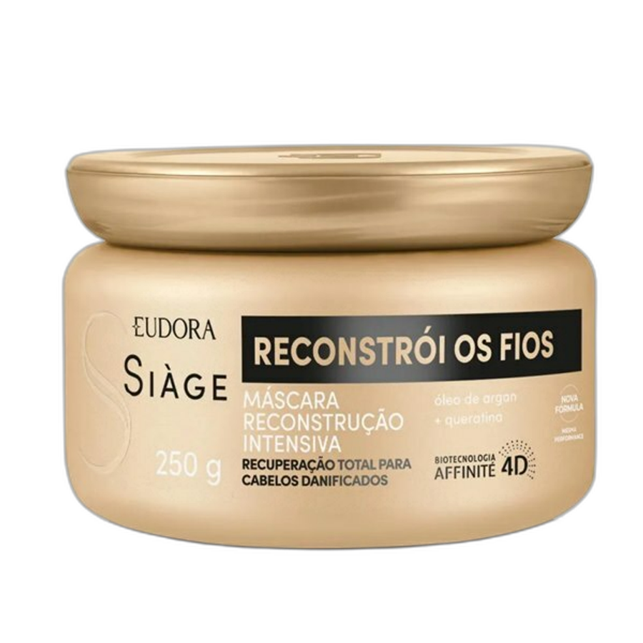 Máscara Capilar Eudora Siàge Reconstrói os Fios 250g
