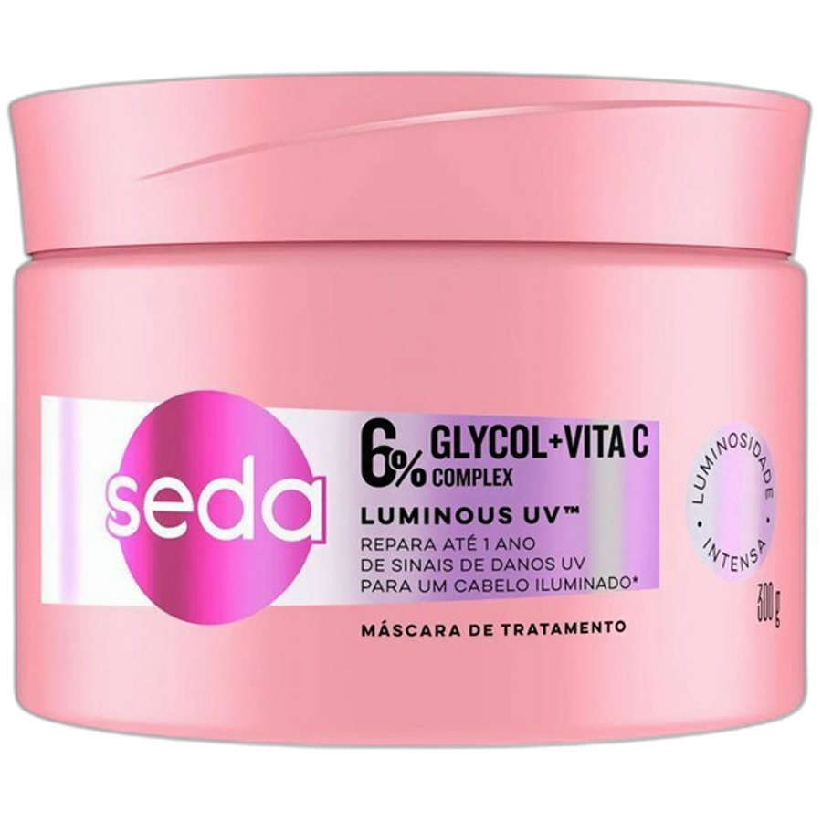 Máscara de Tratamento Seda Luminous UV Glycol 6% + Vita C Complex 300g