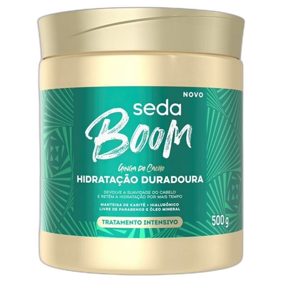 Máscara de Tratamento Capilar Seda Boom Hidratação Profunda 500g