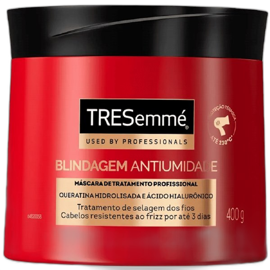 Máscara de Tratamento Capilar Tresemmé Blindagem Antiumidade 400g