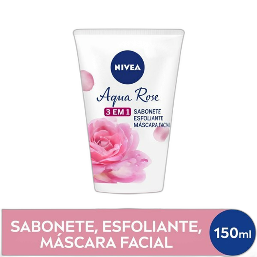 SAB NIVEA ESFOL 3EM1 150ML ROSE
