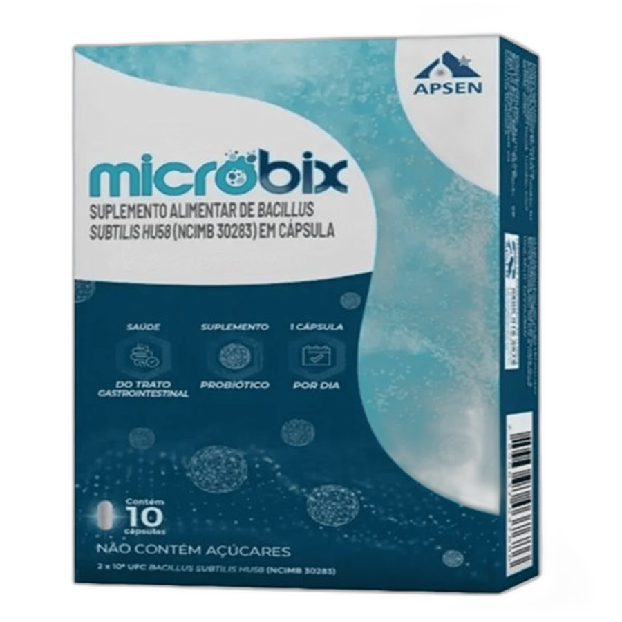 Suplemento Alimentar Microbix Apsen 10 Cápsulas