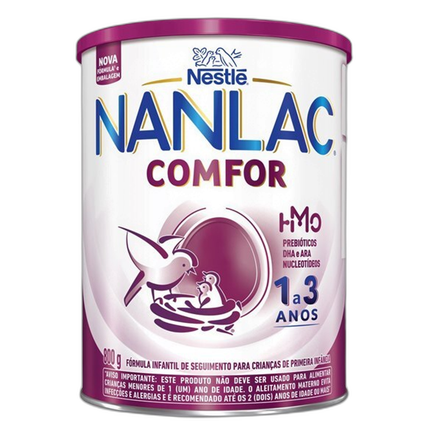 Fórmula Infantil Nanlac 1 a 3 Anos Comfor 800g