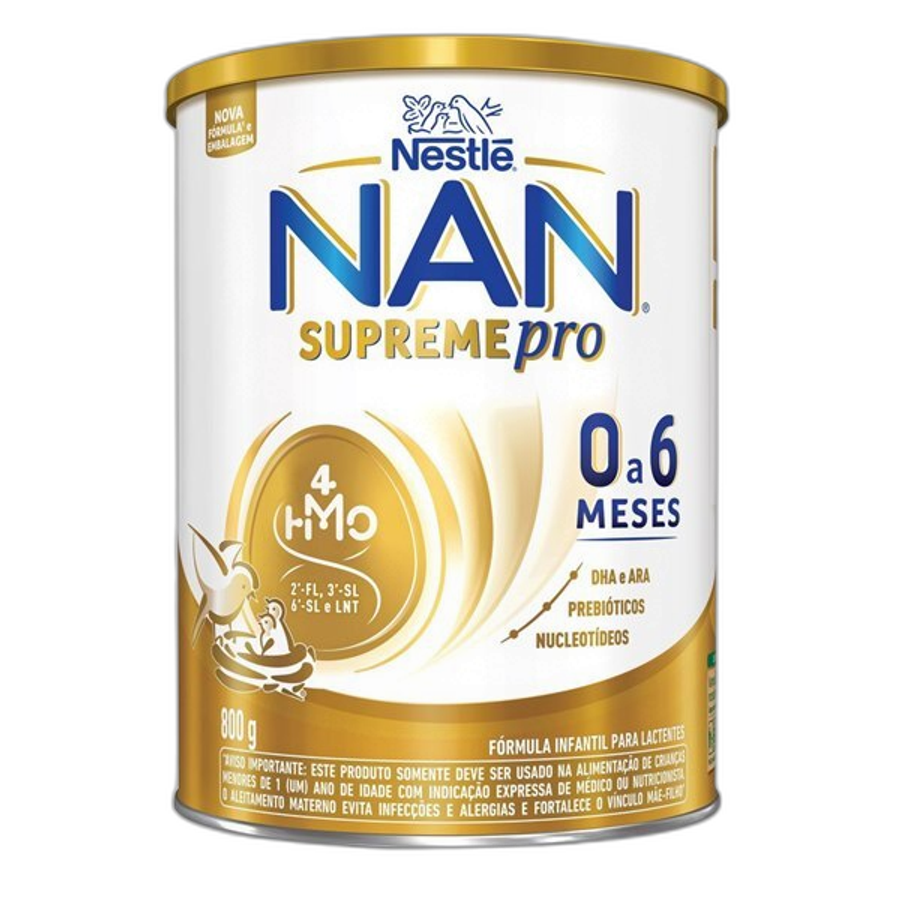 Fórmula Infantil Nan Supreme Pro 0 a 6 Meses 800g