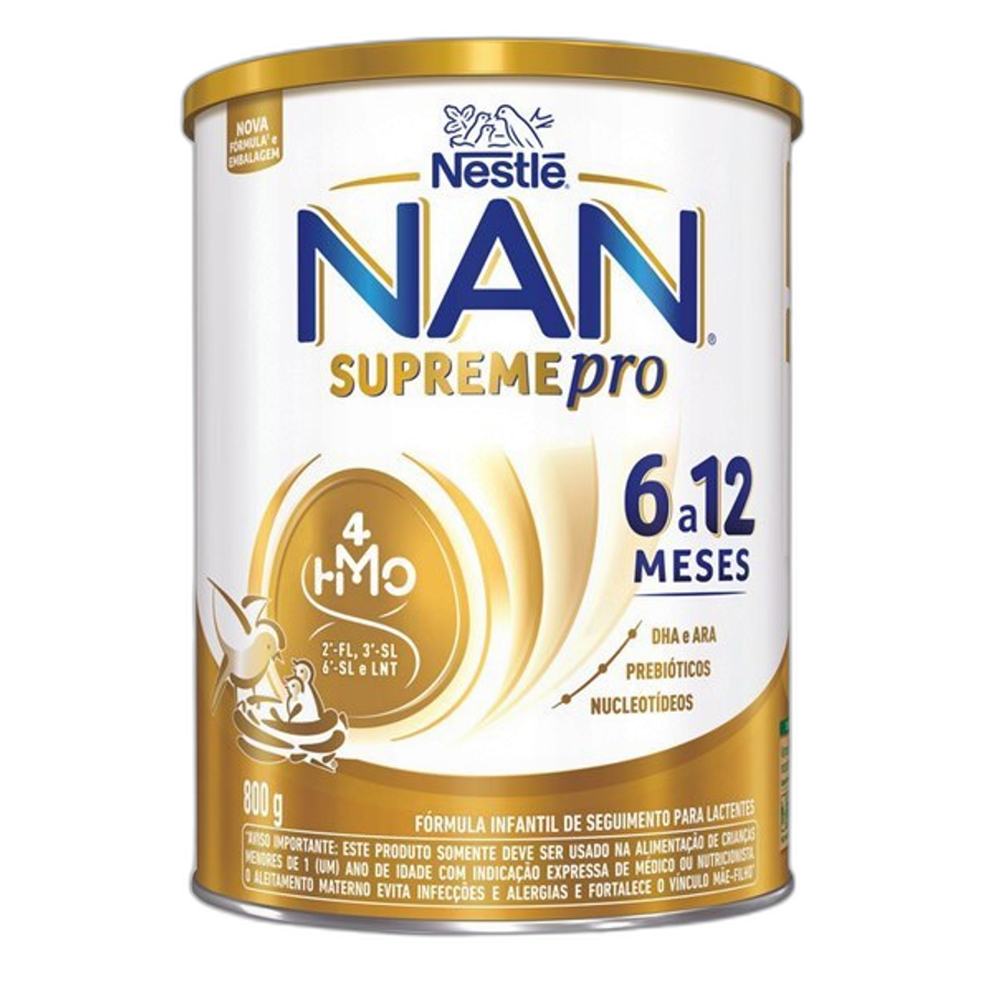 Fórmula Infantil Nan Supreme Pro 6 a 12 Meses 800g