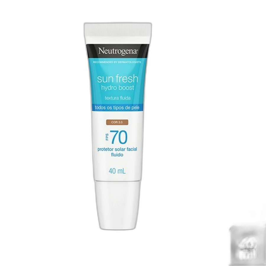 Protetor Solar Facial Neutrogena Sun Fresh Hydro Boost FPS70 Cor 3.0 40ml