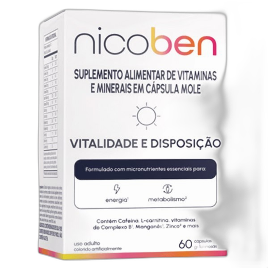 NICOBEN VITALIDADE E DISPOSICAO 60CPS