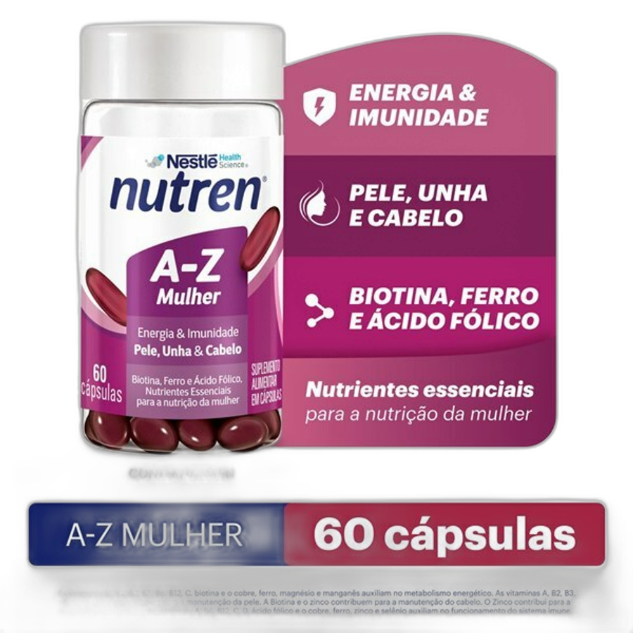 NUTREN A-Z MULHER C/60CAPSULAS