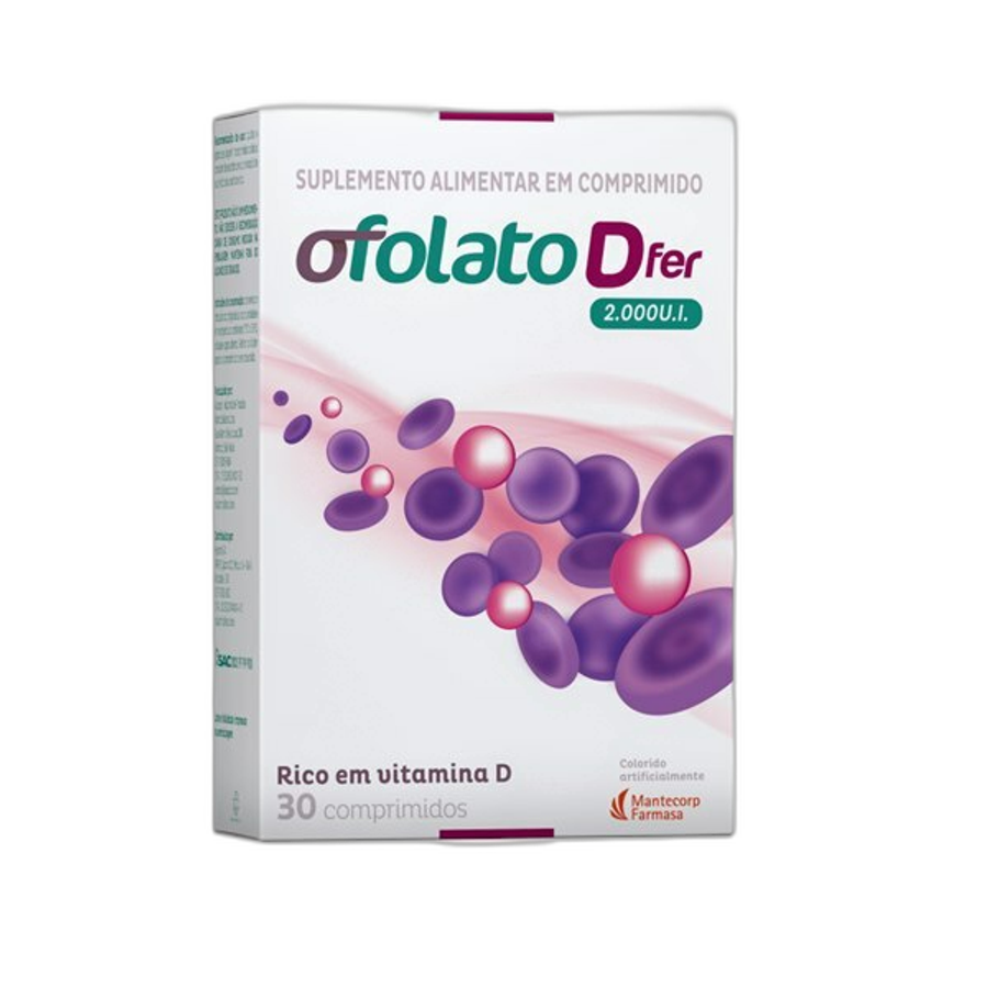 OFOLATO DFER 2000UI C/30COMPRIMIDOS
