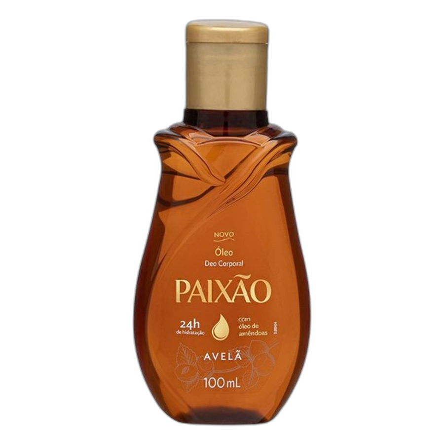 Óleo Corporal de Amêndoas com Avelã Paixão Ação Desodorante 100ml