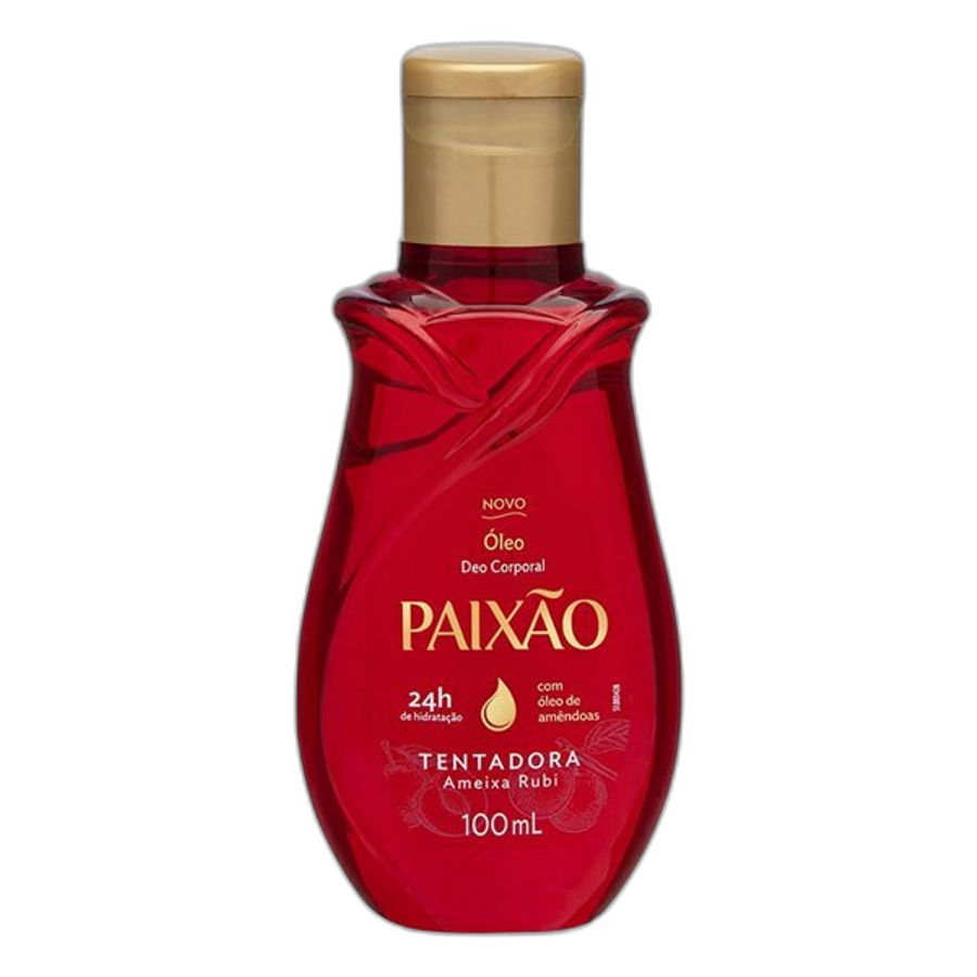 Óleo Corporal de Amêndoas Paixão Tentadora Ameixa Rubi 100ml